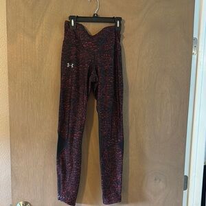 Under Armour orange and Black Leggings